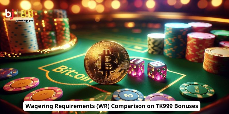 Wagering Requirements (WR) Comparison on TK999 Bonuses