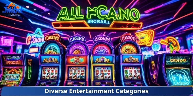 Diverse Entertainment Categories